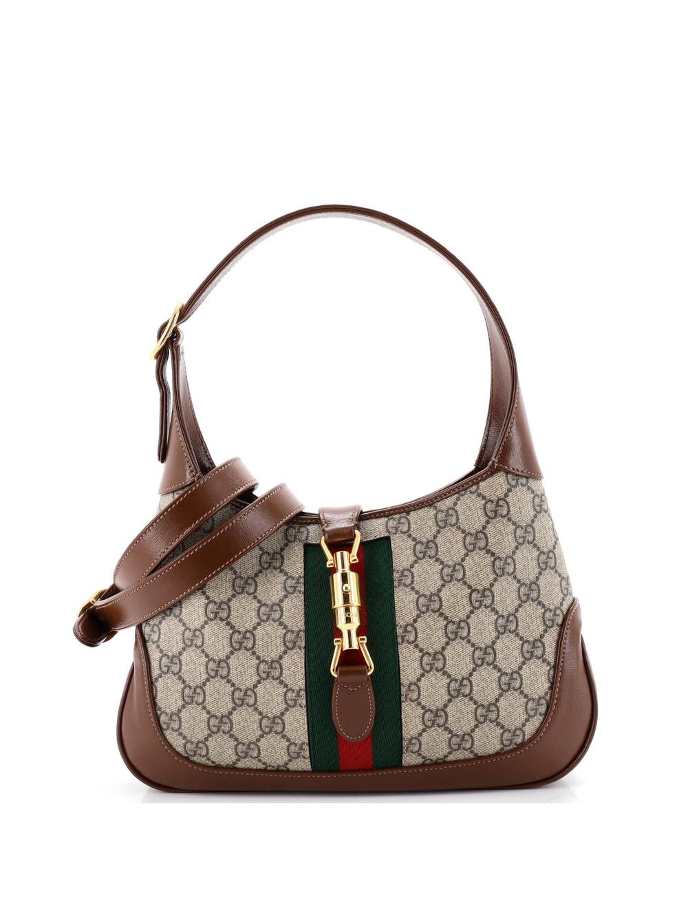 Gucci Jackie Hobo Gg Coated Canvas #294608G18B